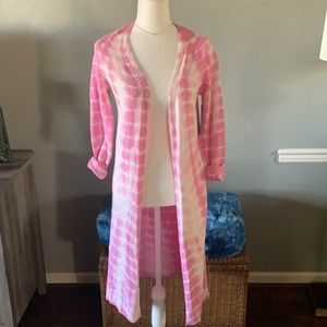Tie Dye Longline Cardigan